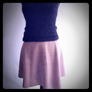 Faux Suede Skirt